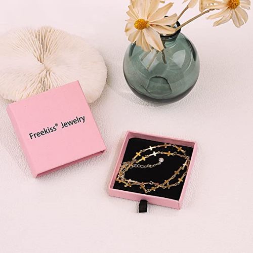 FREEKISS Personalized Jewelry Stylish pink packaging box
