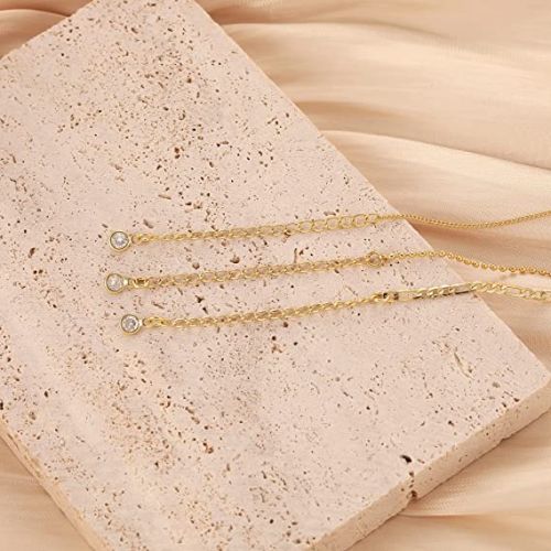 Layering Beads Cuban Figaro Necklace